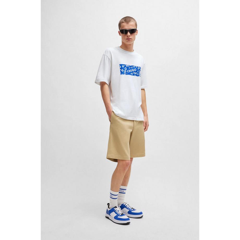 HUGO BLUE Dante242 Twill Sweatshorts  