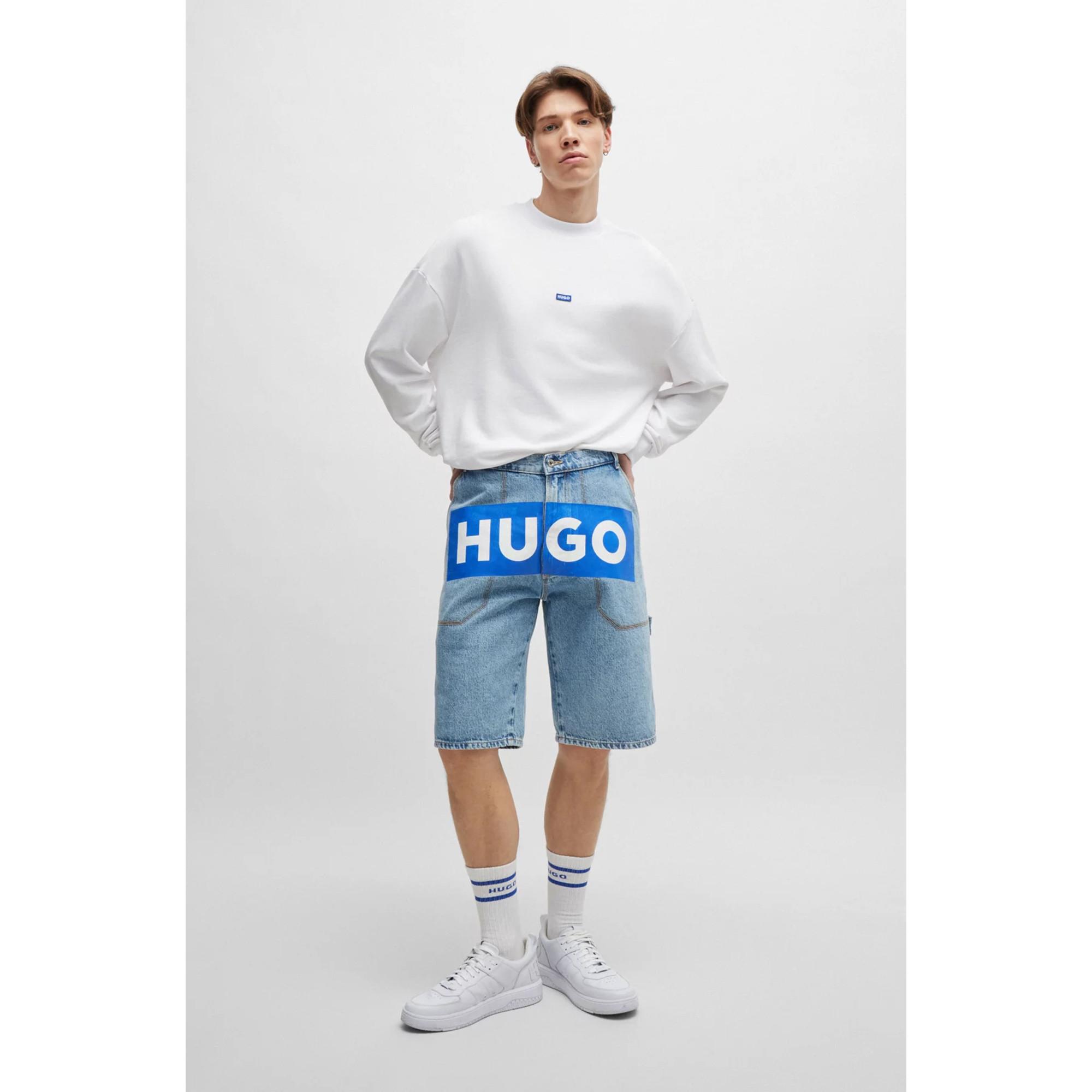 HUGO BLUE Nedro French Terry Regular Fit Felpa  
