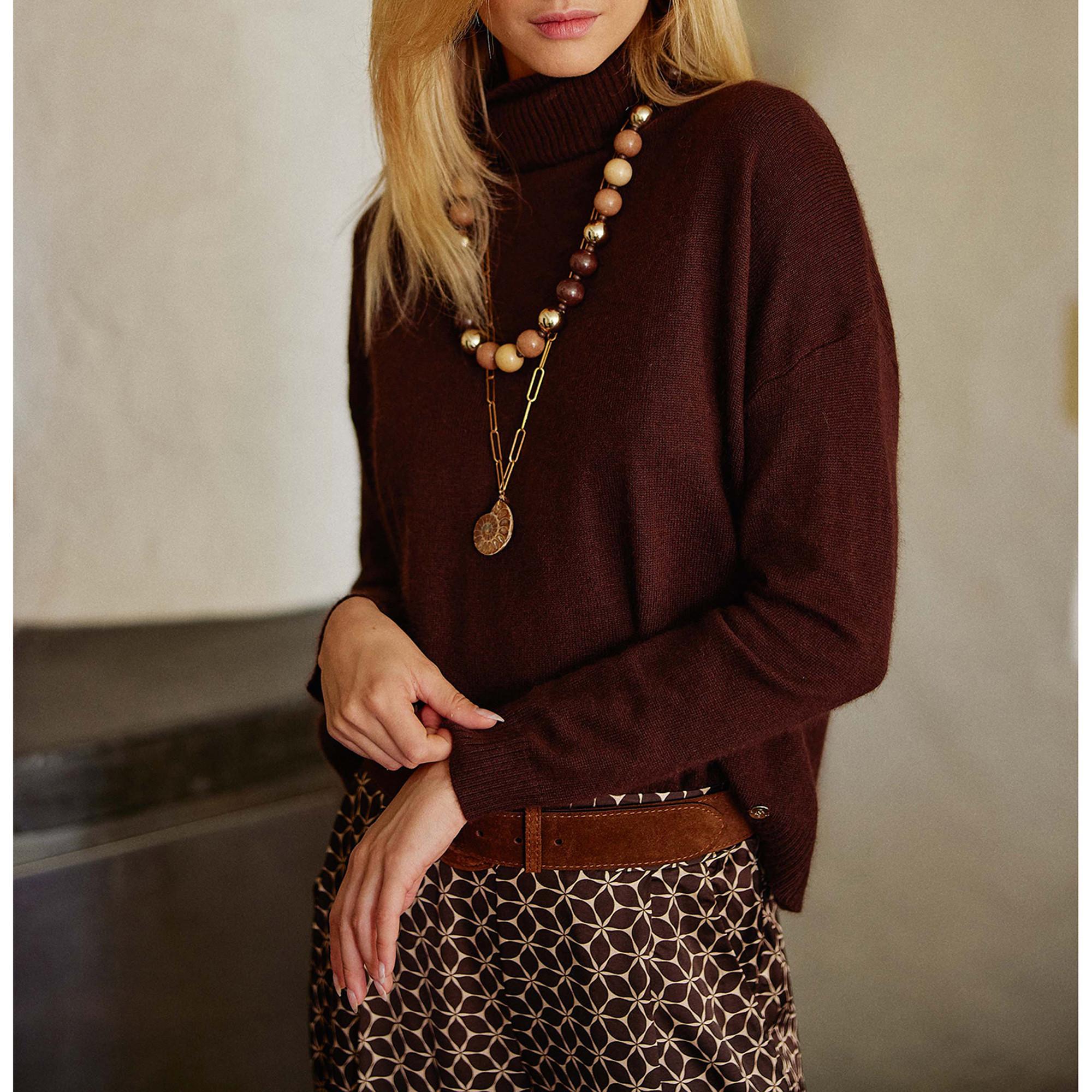 Image of Pullover Damen Schokolade L