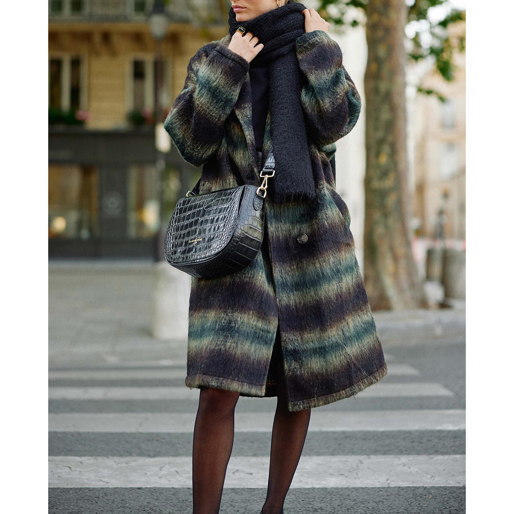 Image of Mantel Damen Schwarz-Bunt M/L