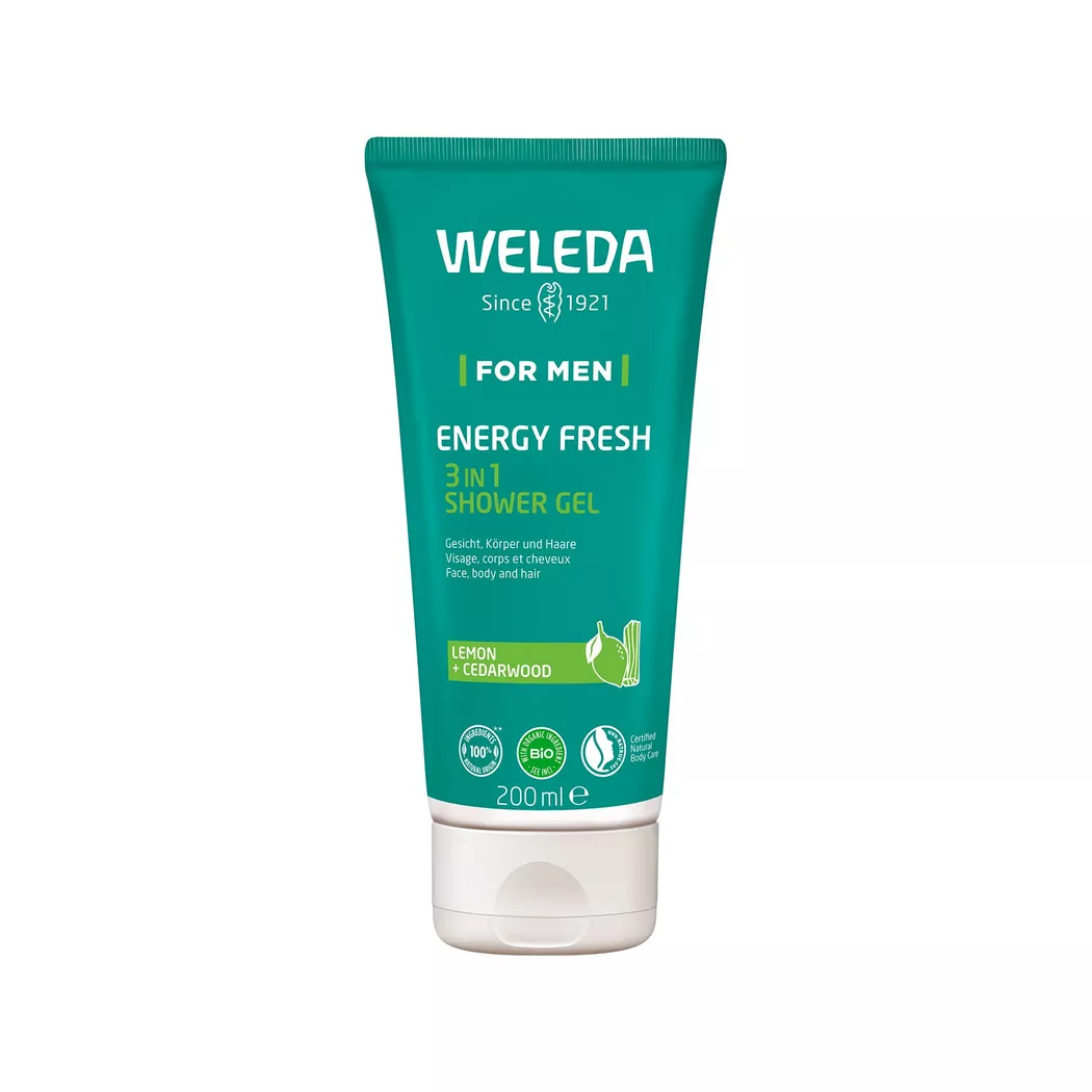 Weleda for Men Energy Fresh 3in1 Shower Gel (200ml)