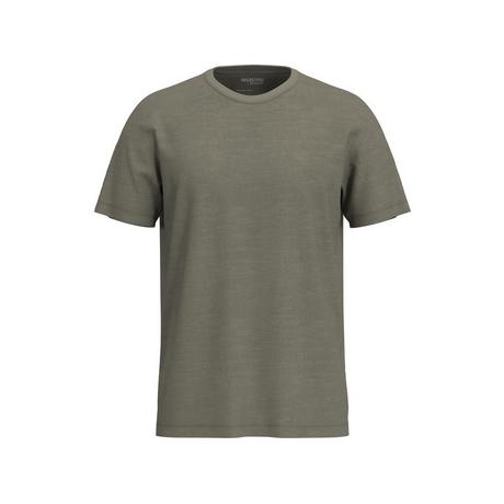 SELECTED Aspen Slub SS ON T-shirt 