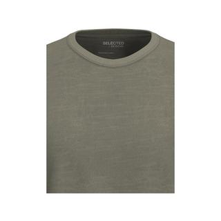 SELECTED Aspen Slub SS ON T-shirt 