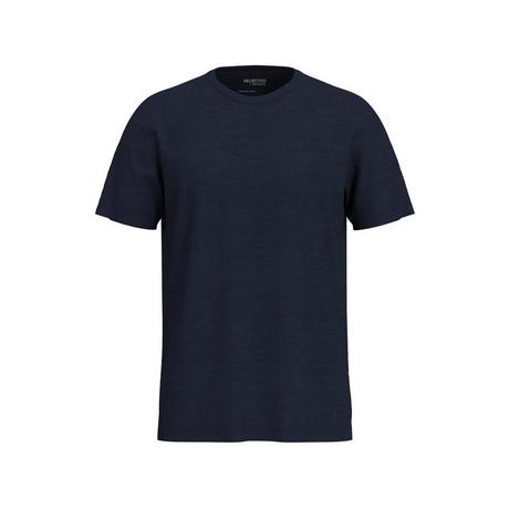 SELECTED Aspen Slub Kurzarm T-Shirt  