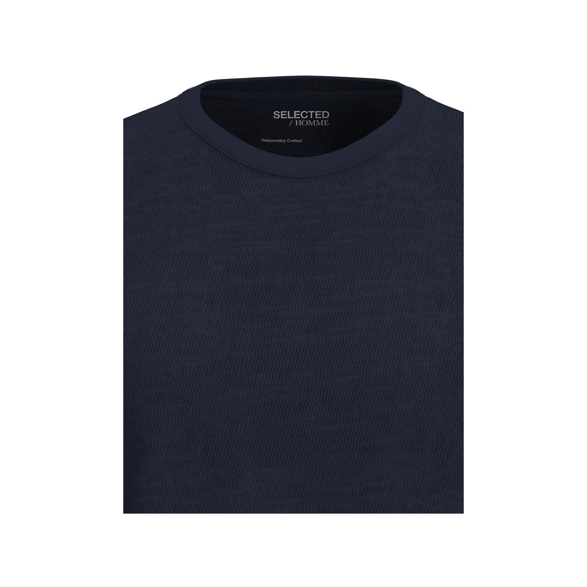 SELECTED Aspen Slub T-Shirt Manches Courtes  