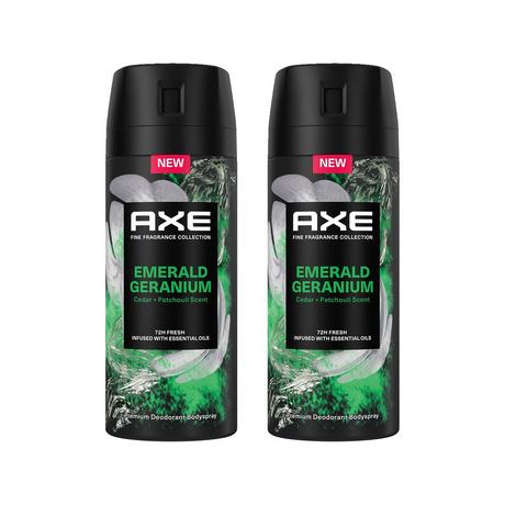 AXE Premium Emerald Gera Deo Duo Spray corporel Géranium d'émeraude Duo 