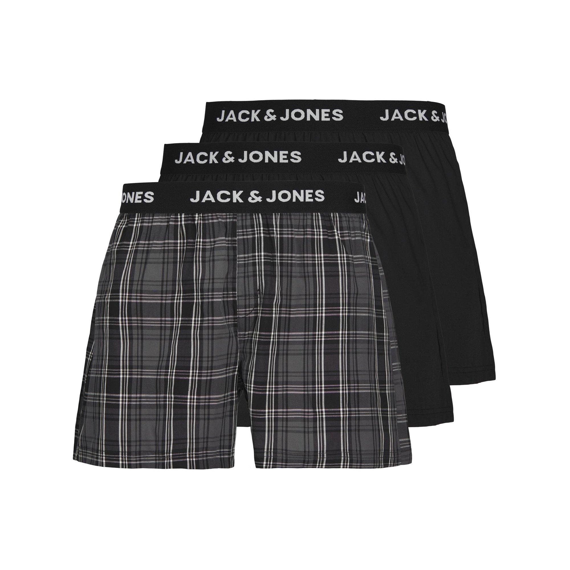 JACK & JONES JACJAMES WOVEN BOXERS 3P Boxer, senza apertura, confezione trippla 