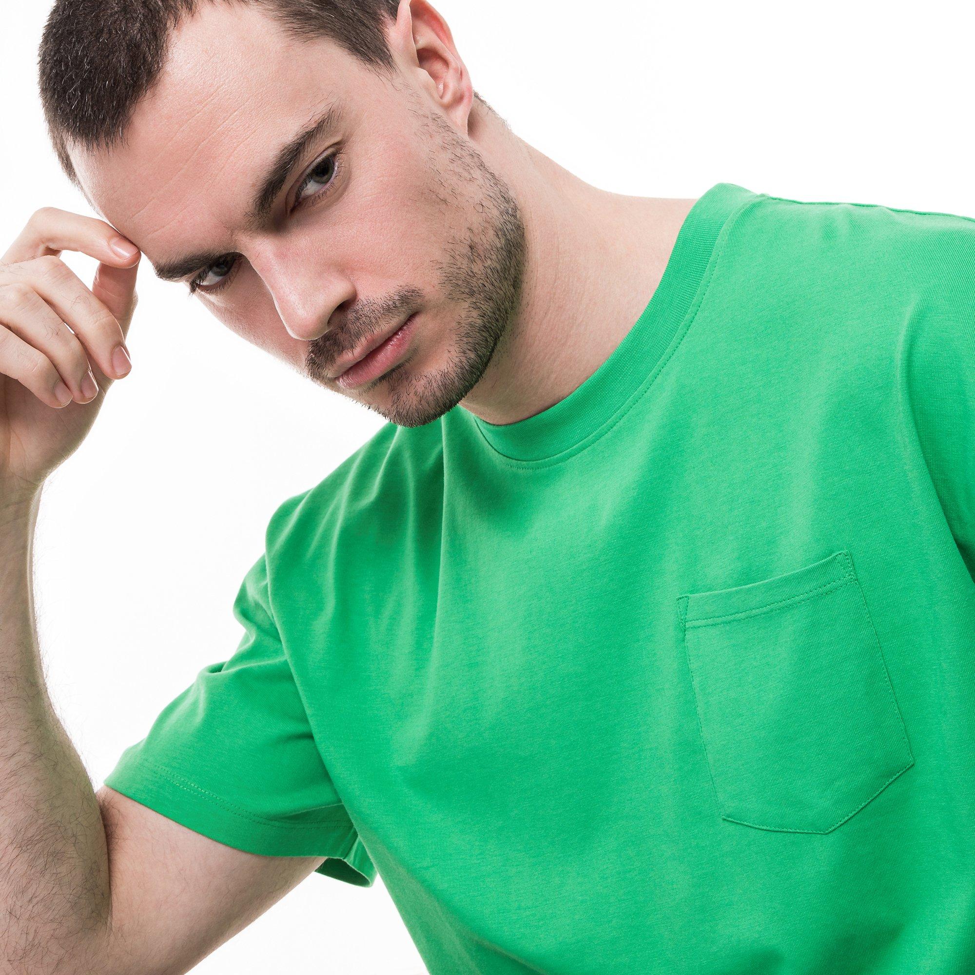 Manor Man T-shirt Col Rond Manches Courtes  