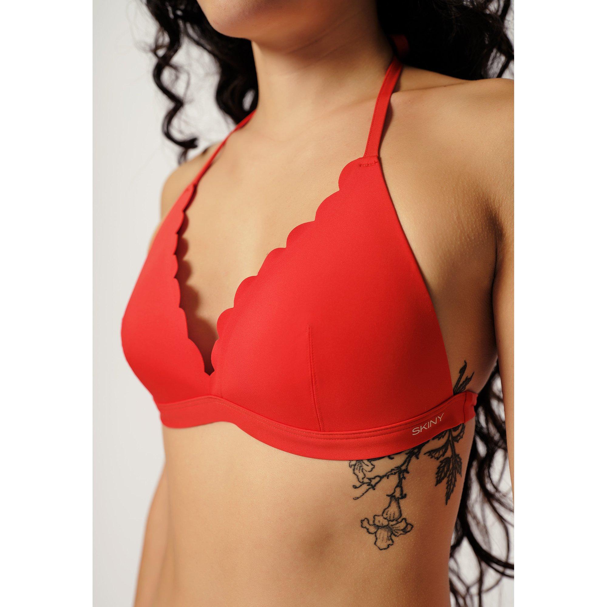 Skiny Softouch Swim Triangel Gepolstertes Bikini Oberteil  