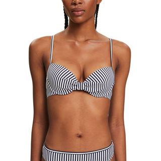 ESPRIT Silvance Beach Wattiertes Gestreiftes Bikini-Top  