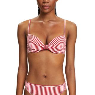 ESPRIT Silvance Beach Wattiertes Gestreiftes Bikini-Top  