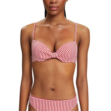 ESPRIT Silvance Beach Wattiertes Gestreiftes Bikini-Top  