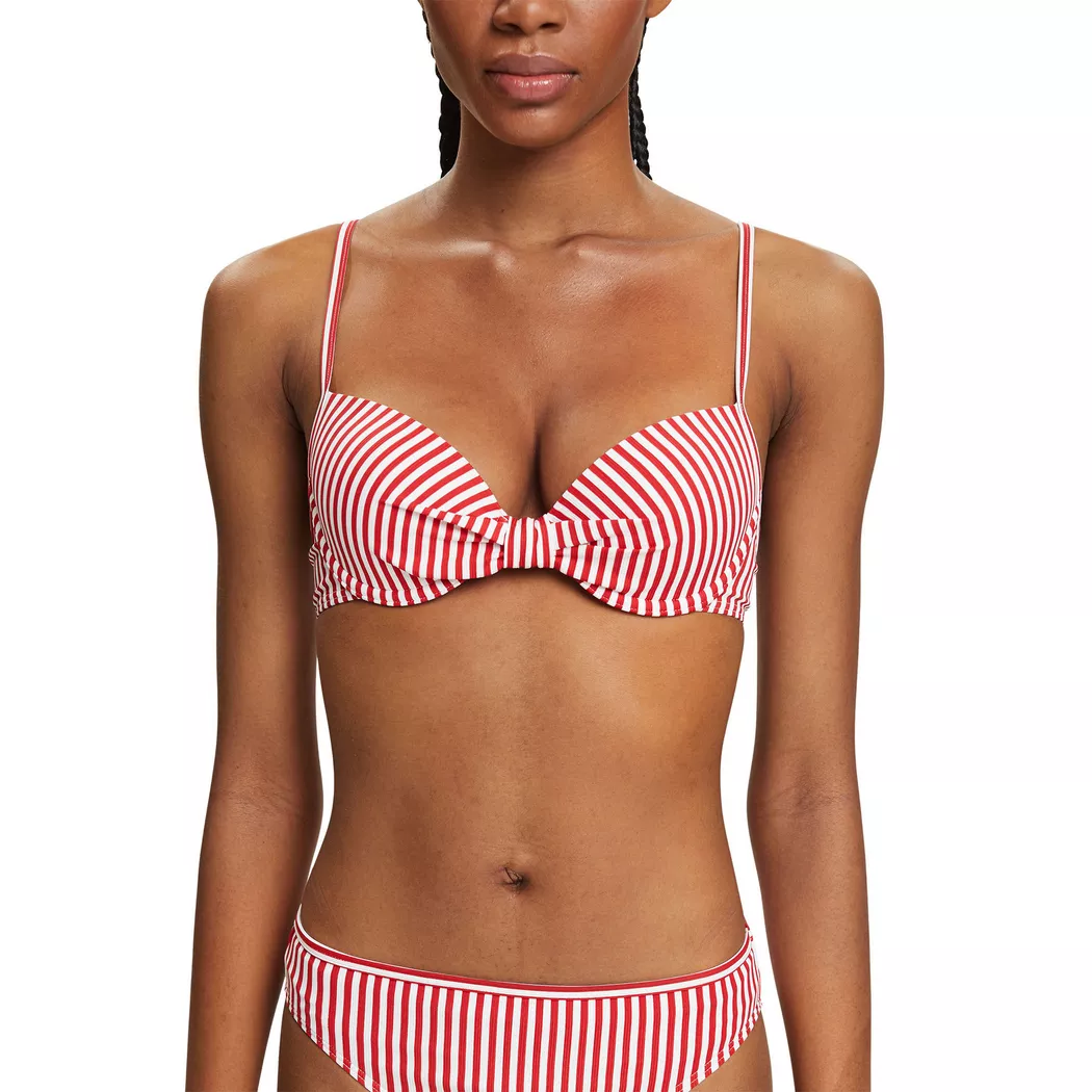 Esprit - Bikini-Top,wattiert, für Damen, Rot, Größe 38D