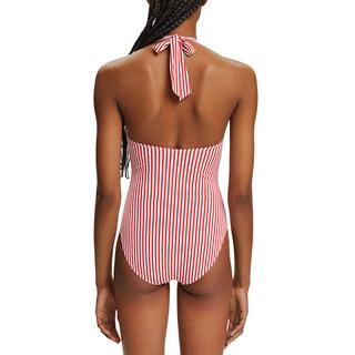 ESPRIT SILVANCE BEACH Gestreifter Neckholder Badeanzug  