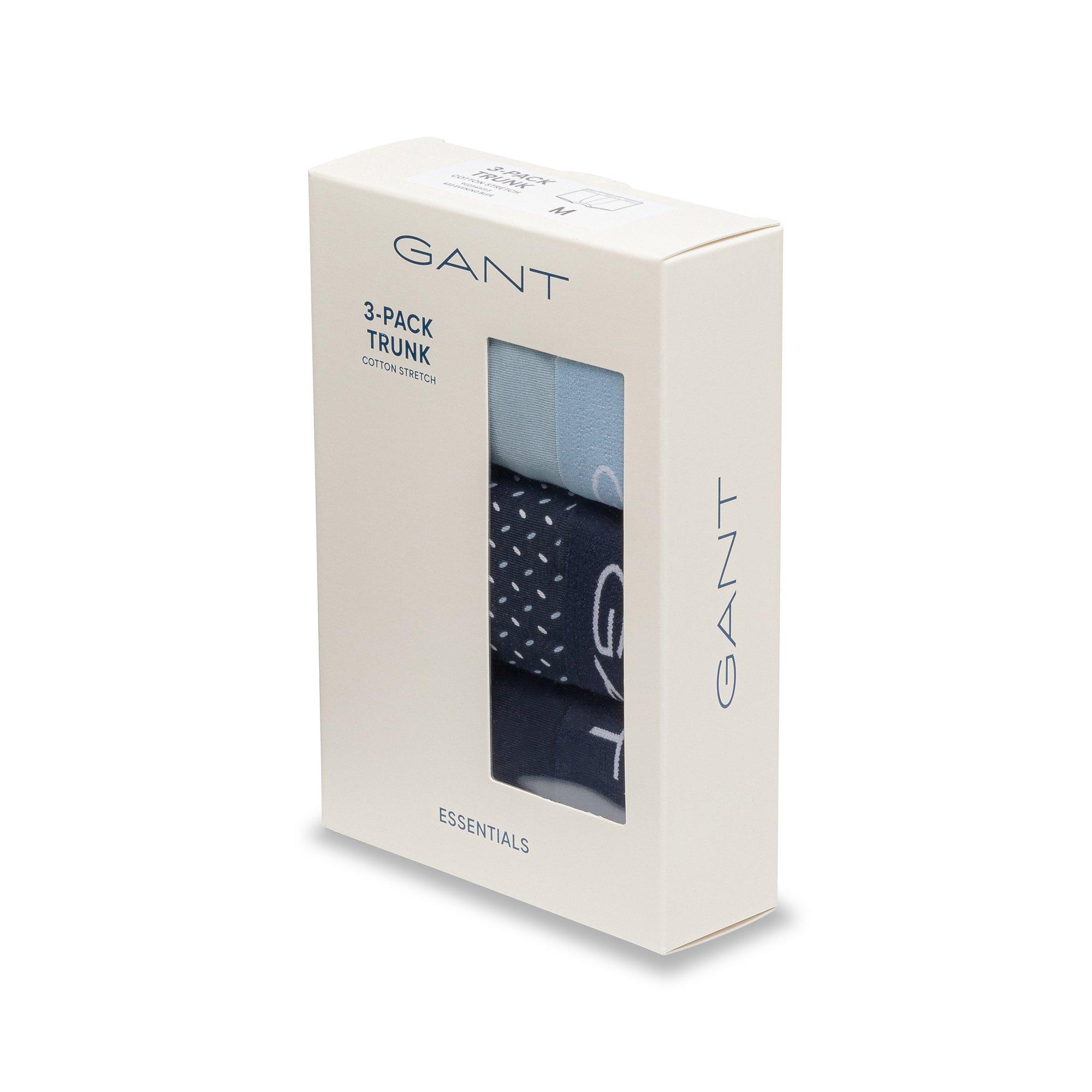 GANT Micro Print Trunk 3P Culotte, 3-pack 