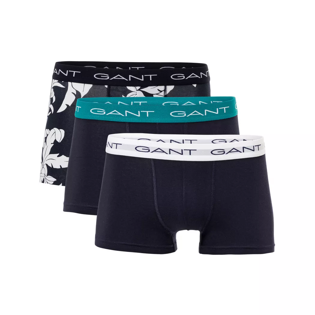Gant pour homme. 900003333 Lot de 3 boxers bleu marine (S), Homewear, Coton 3