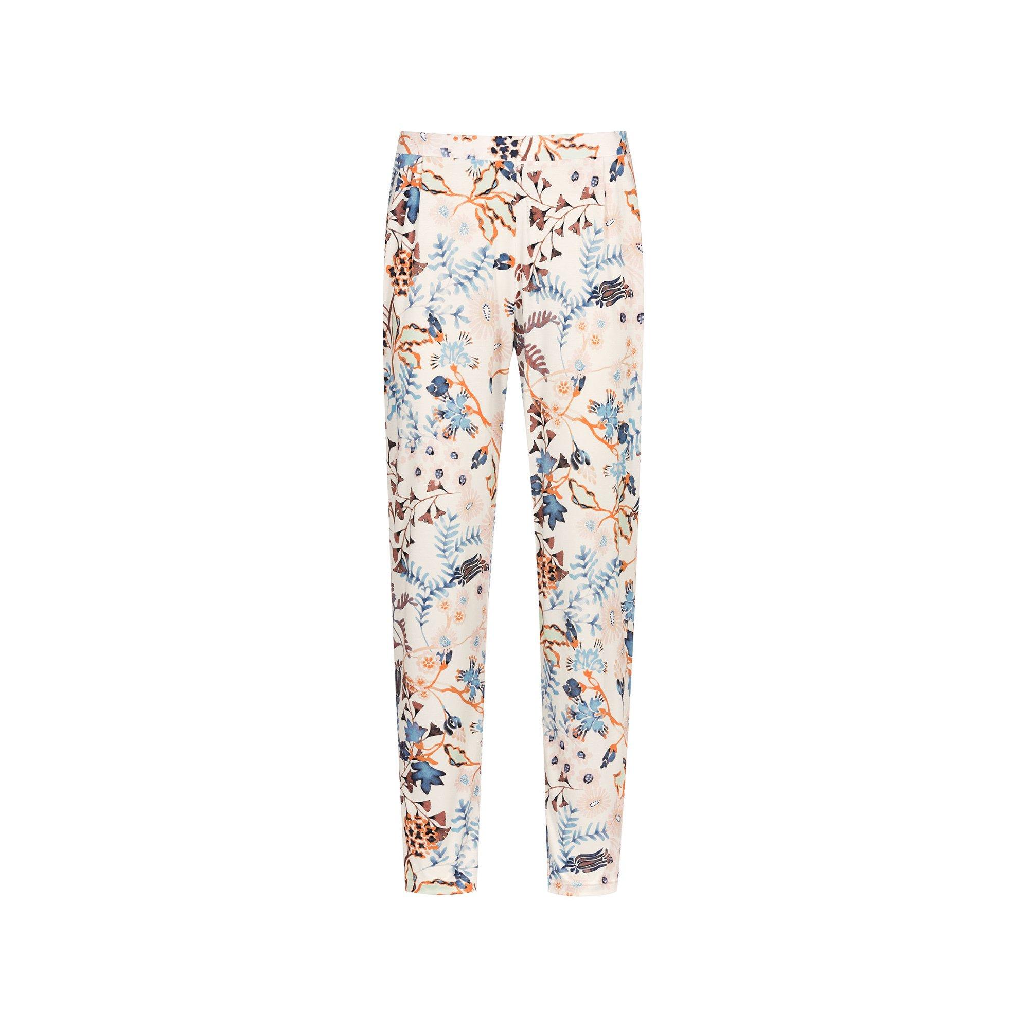 Image of Lange Pyjamahose Damen Multicolor L