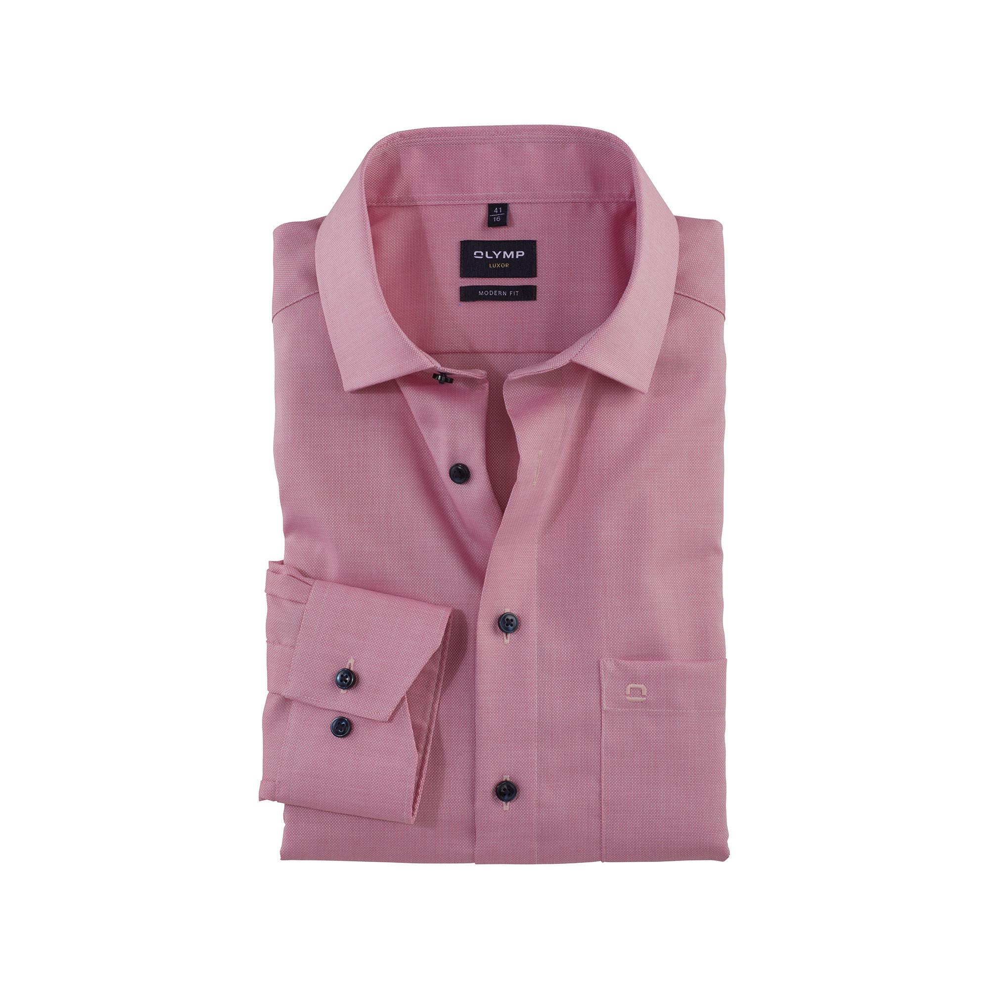 Image of Hemd, Modern Fit, Langarm Herren Rosa 39