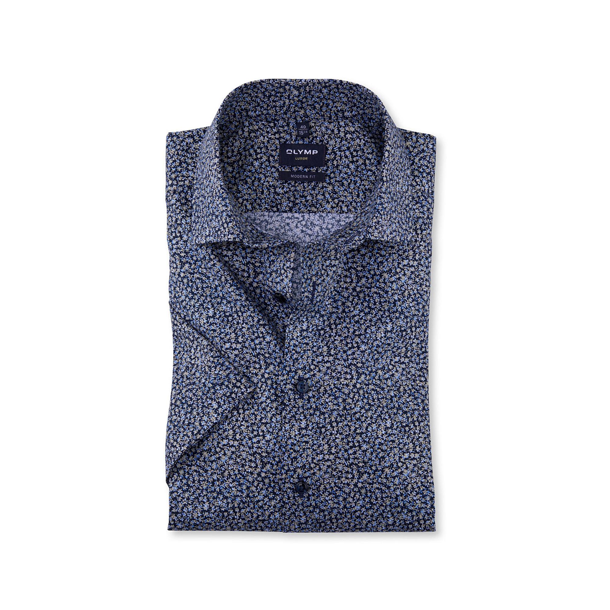 Image of Hemd, Modern Fit, Kurzarm Herren Beige 38