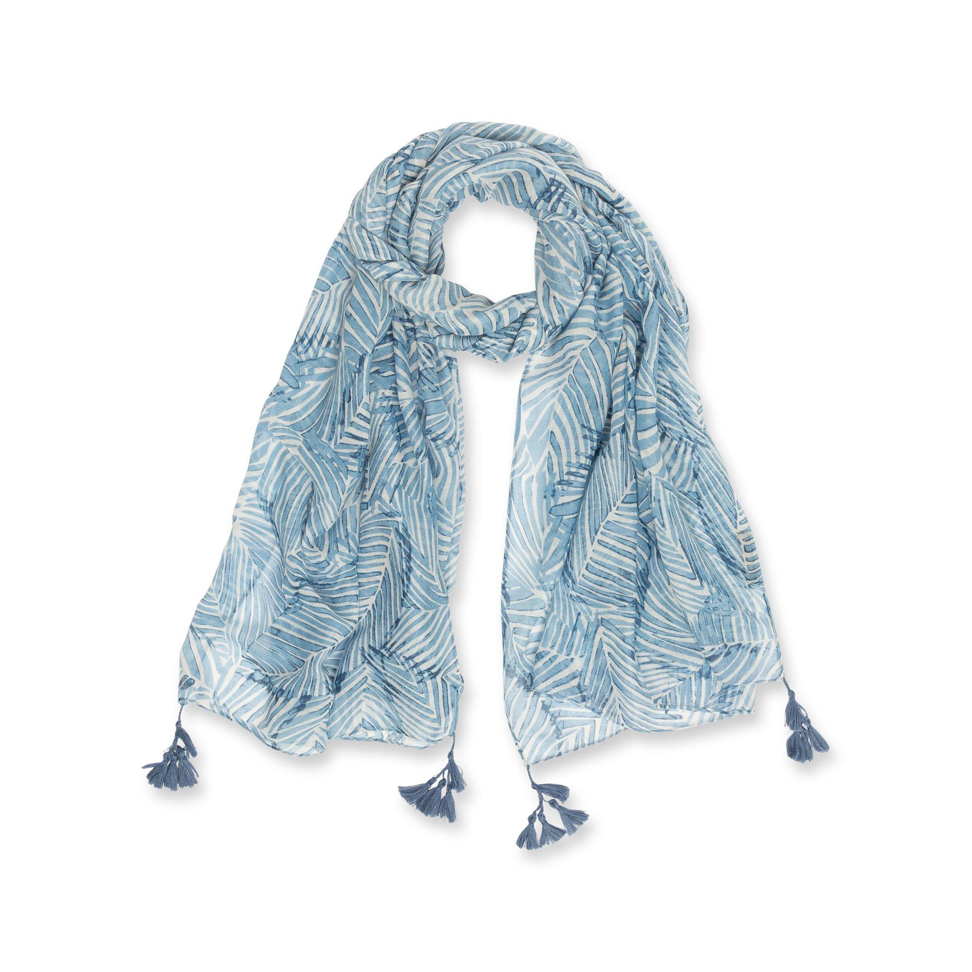 Image of Schal Damen Himmelblau ONE SIZE