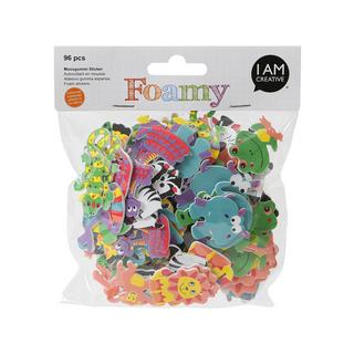 I am Creative Bastel-Set Foamy, Dschungeltiere, 96 S 