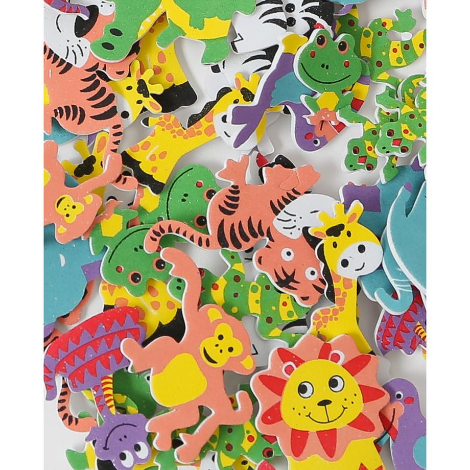 I am Creative Bastel-Set Foamy, Dschungeltiere, 96 S 