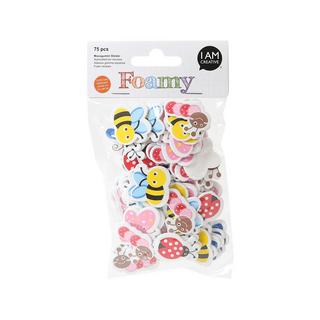 I am Creative Set bricolage Cocci./farf. in gomma espansa,75p 