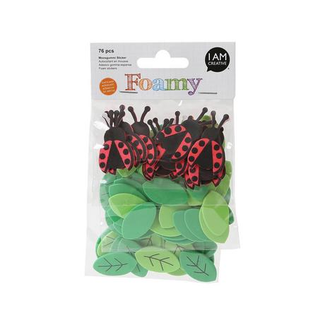 I am Creative Set bricolage Coccinelle in gomma espansa, 76 p. 