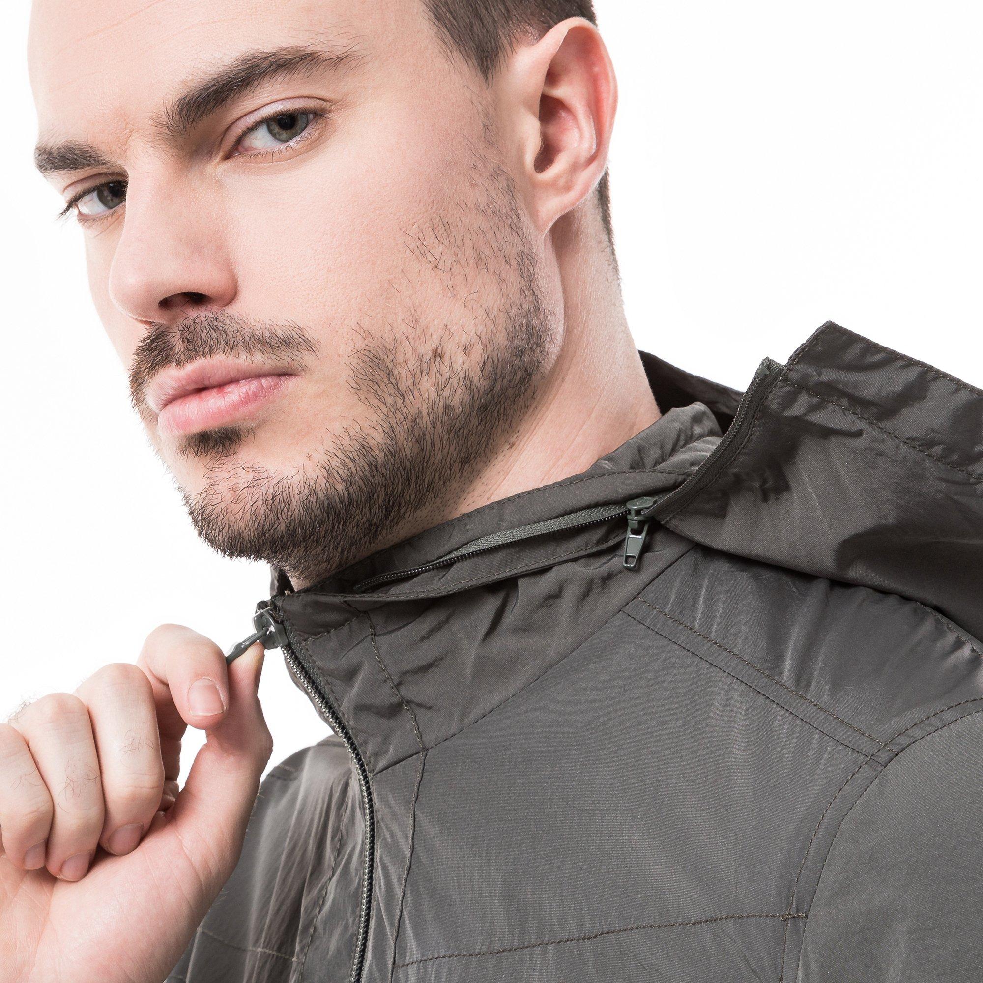 Manor Man Veste à capuche amovible  