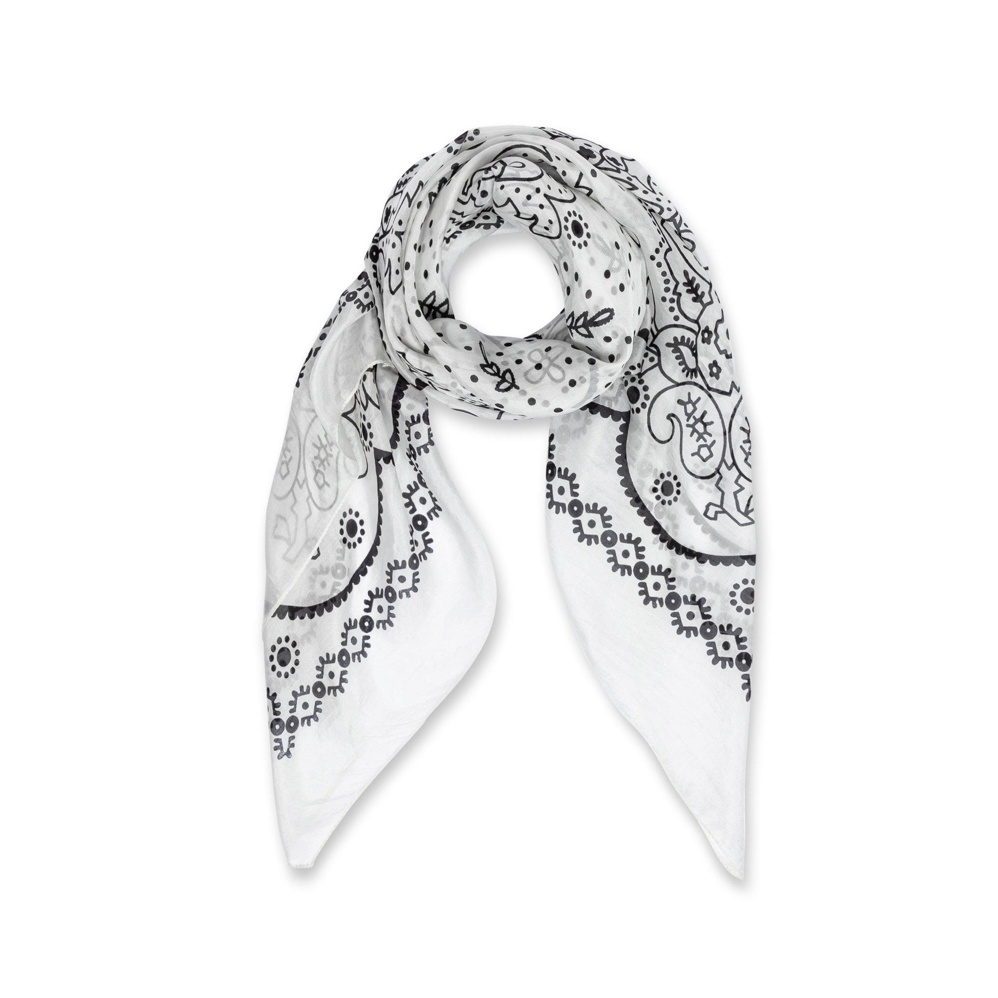Image of Seidentuch Damen Weiss ONE SIZE