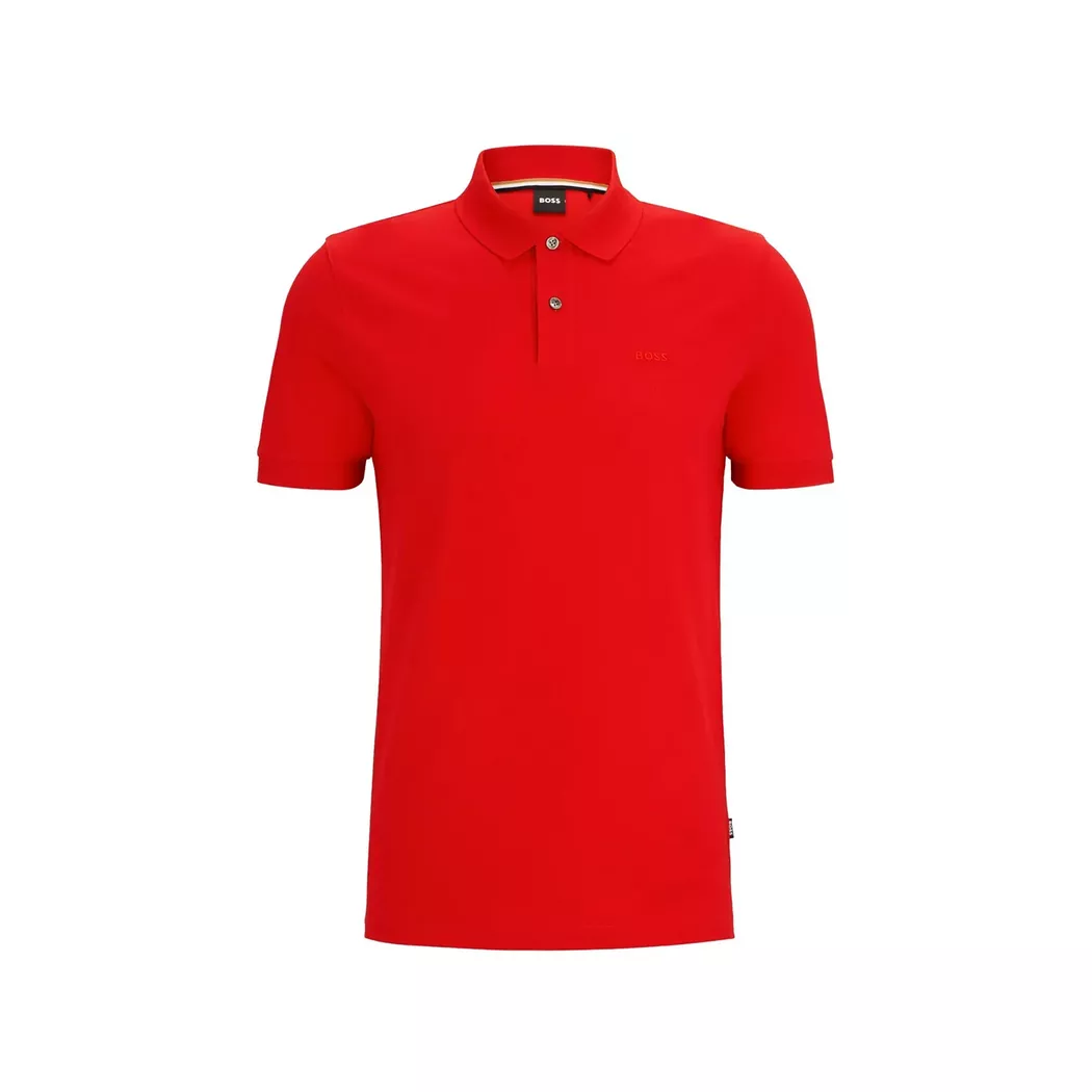 Boss Polo à Manches Courtes Penrose 38 Black S Homme