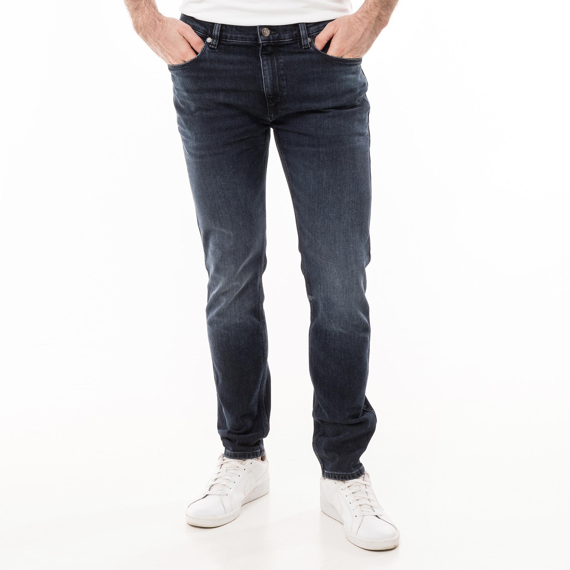 HUGO Herren 734 Jeans Extra Slim-Fit Grau - Stretch Denim Hose