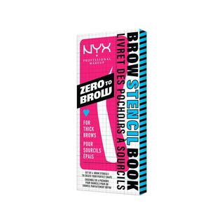 NYX-PROFESSIONAL-MAKEUP  Zero To Brow Stencil Thick Brow 