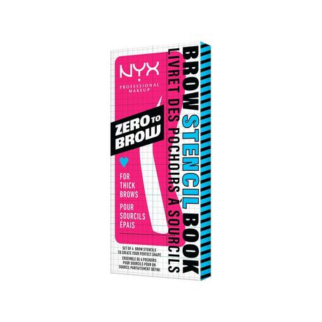 NYX-PROFESSIONAL-MAKEUP  Zero To Brow Stencil Thick Brow 