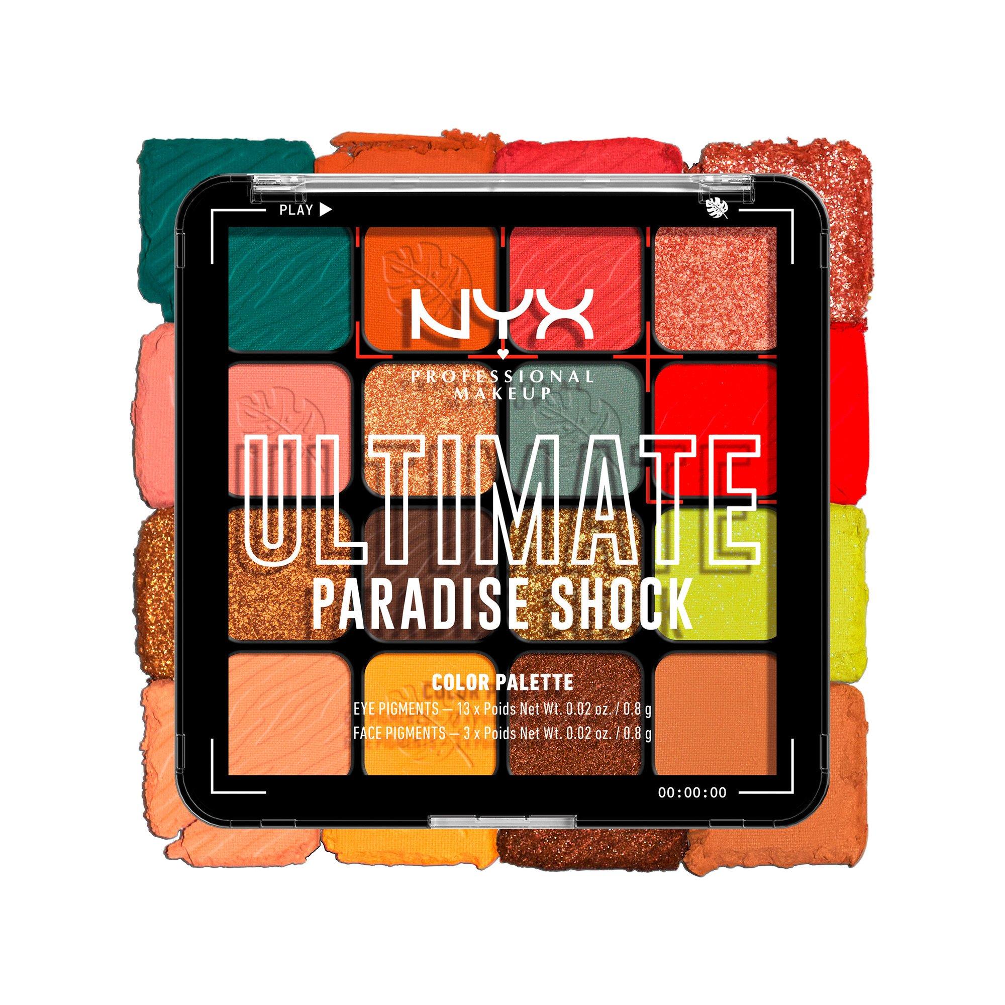 NYX-PROFESSIONAL-MAKEUP  Ultimate Shadow Palette Paradise Shock 