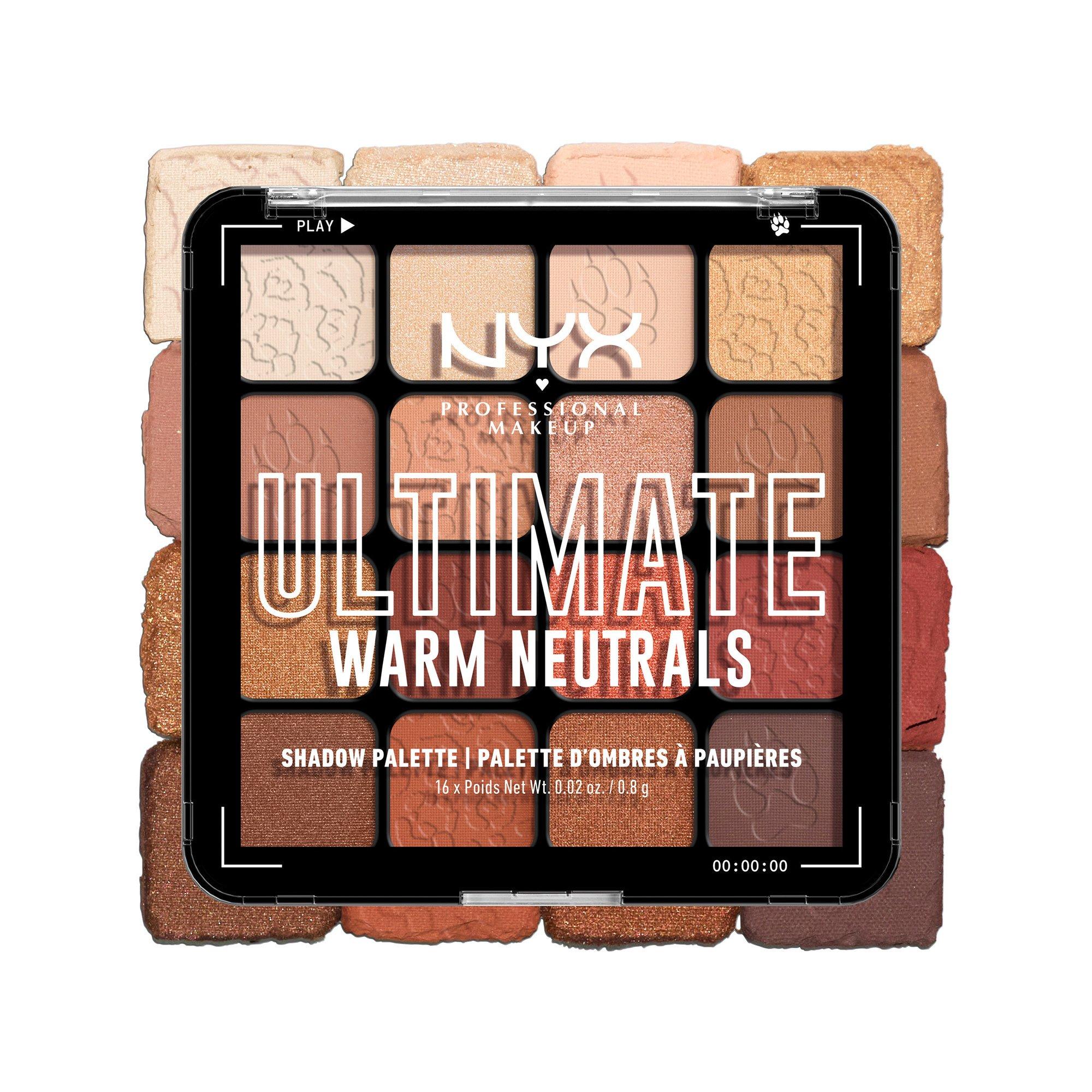 NYX-PROFESSIONAL-MAKEUP  Ultimate Shadow Palette Warm Neutrals 
