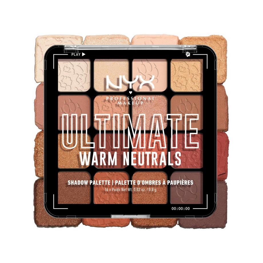 NYX-PROFESSIONAL-MAKEUP  Ultimate Shadow Palette Warm Neutrals 