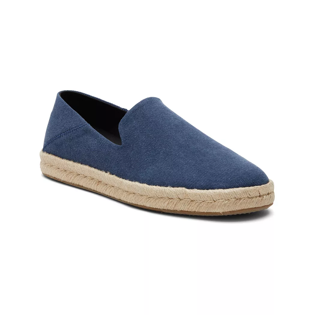 Toms Espadrilles Santiago Navy Rcld Ctn Canvas EU 45 Homme,Femme