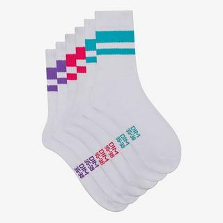 DIM Eco Sport Sty. 3P Gestreifte Wadenlange Socken  