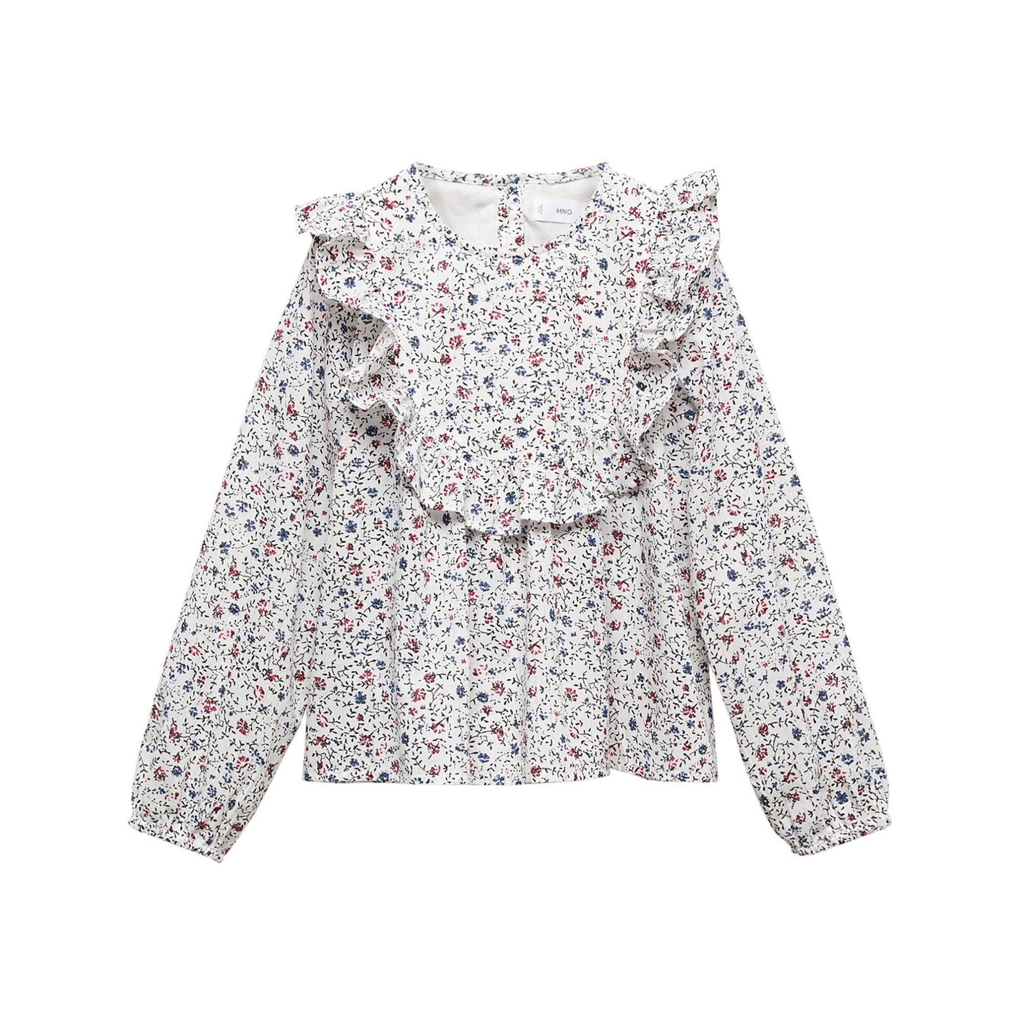 Image of Bluse, Langarm Mädchen Kühles Braun 11A