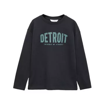 T-shirt girocollo, manica lunga