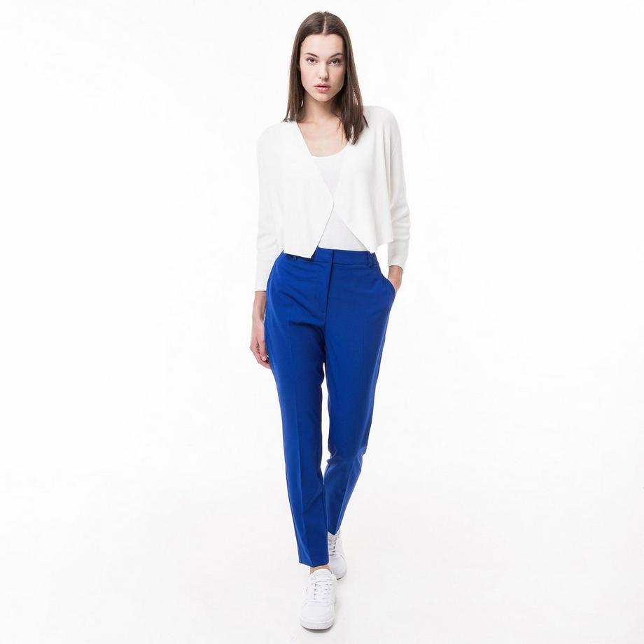 Veste longue en tricot, manches longues