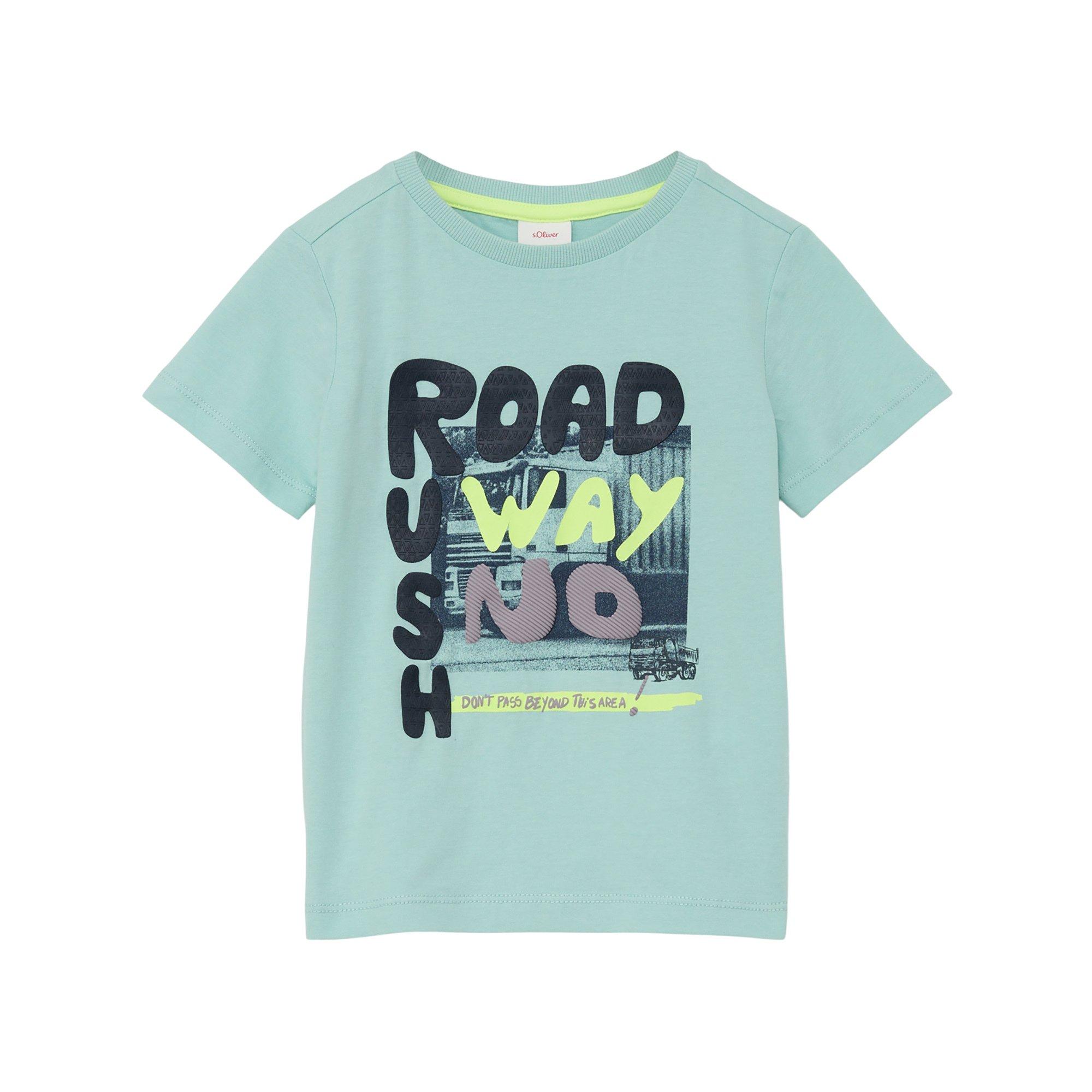 Image of T-shirt Jungen Petroleumblau 92/98/SLIM