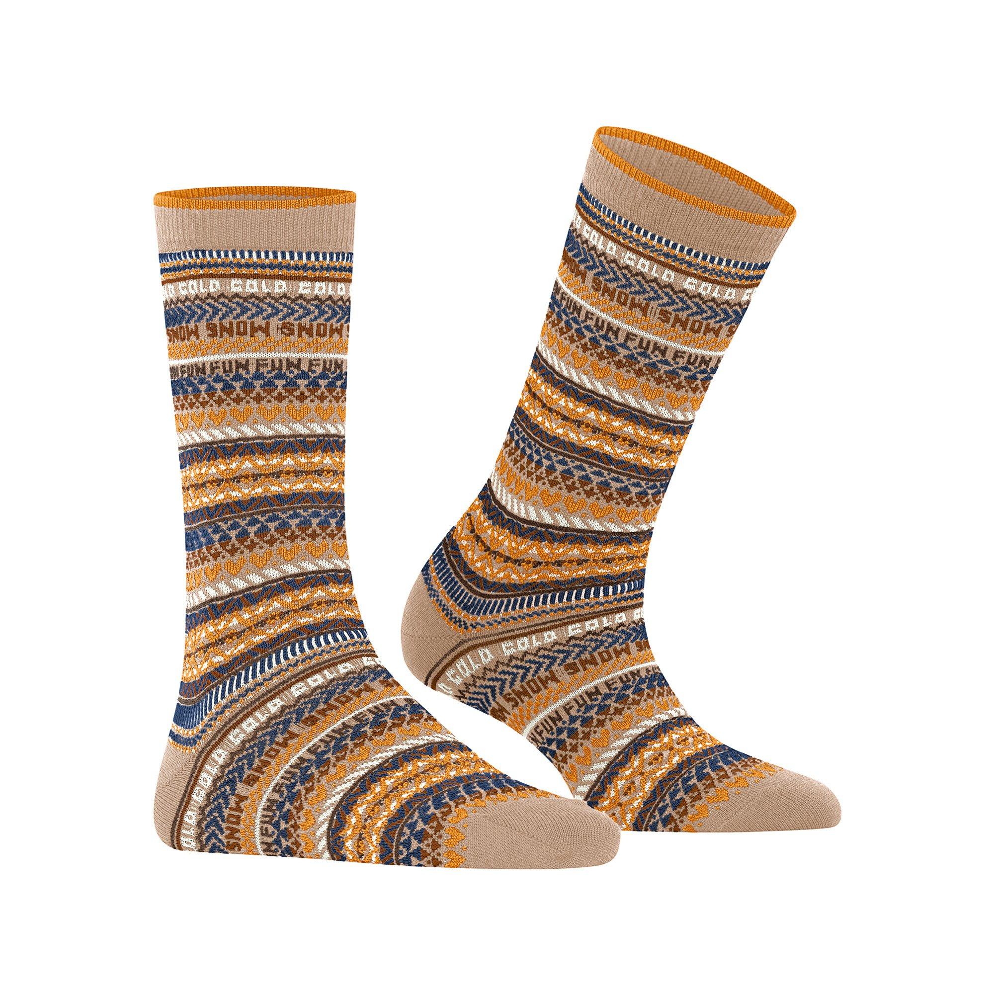 Burlington Snow Fair Isle SO Socken 