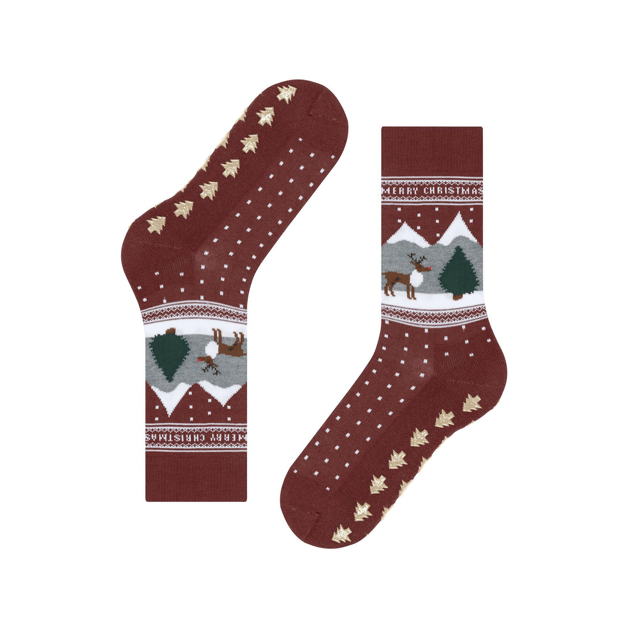 Burlington White X-Mas HP Chaussettes 