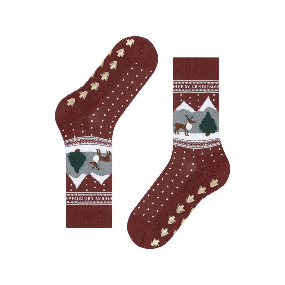 Burlington White X-Mas HP Socken 