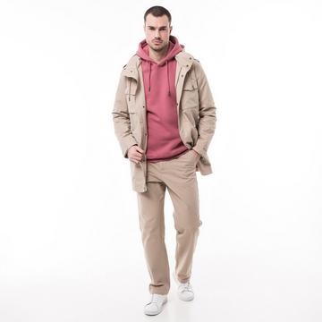 Field jacket con cappuccio