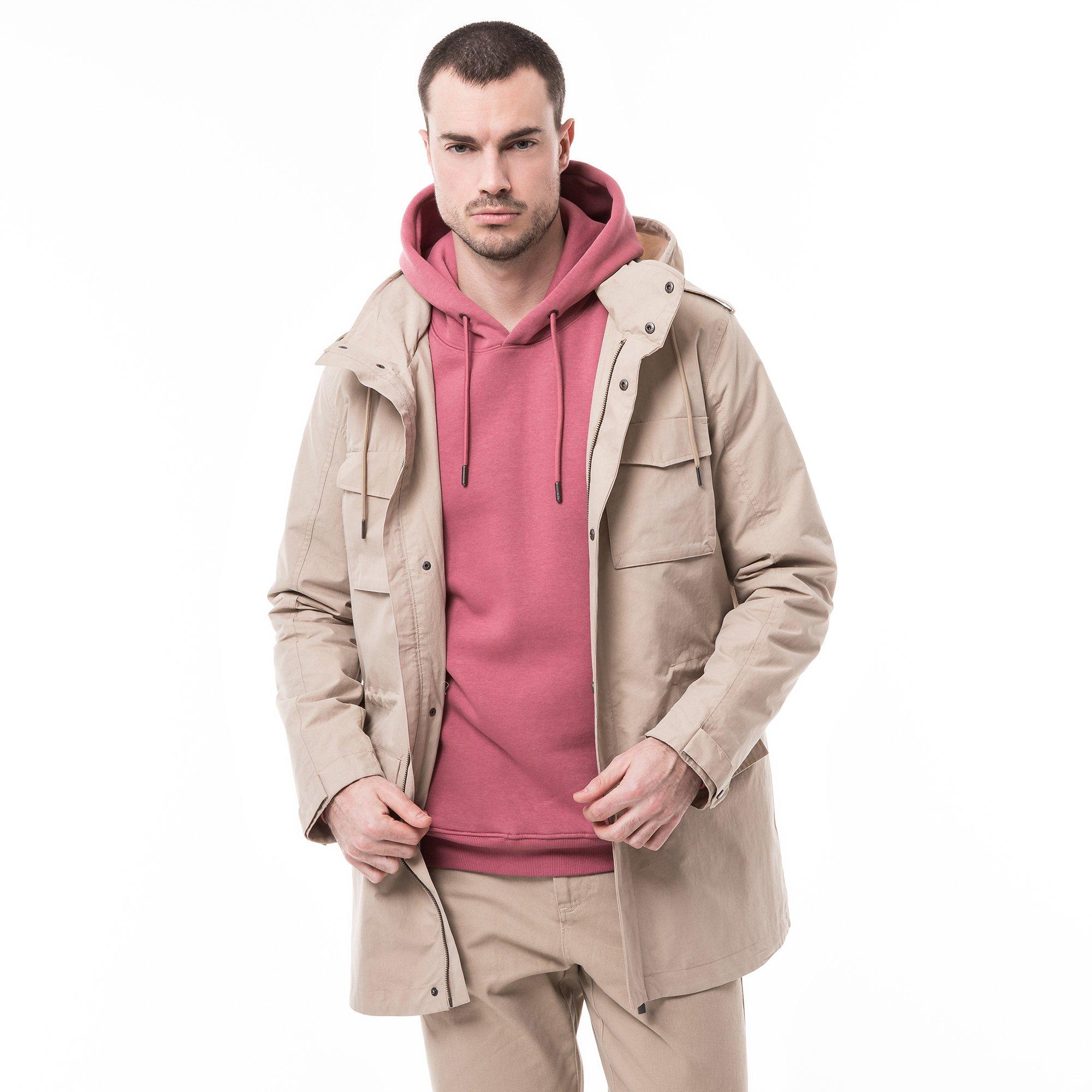 Manor Man Field jacket con cappuccio  