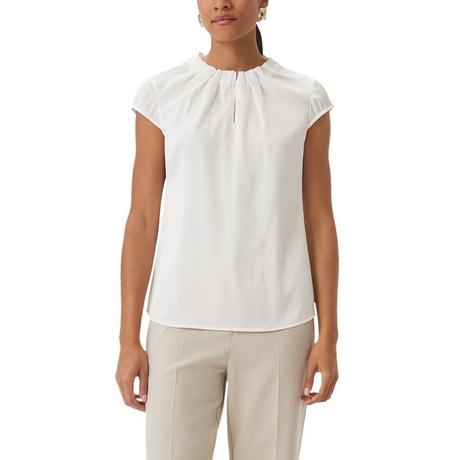 Comma Chemisier en satin avec fronces  