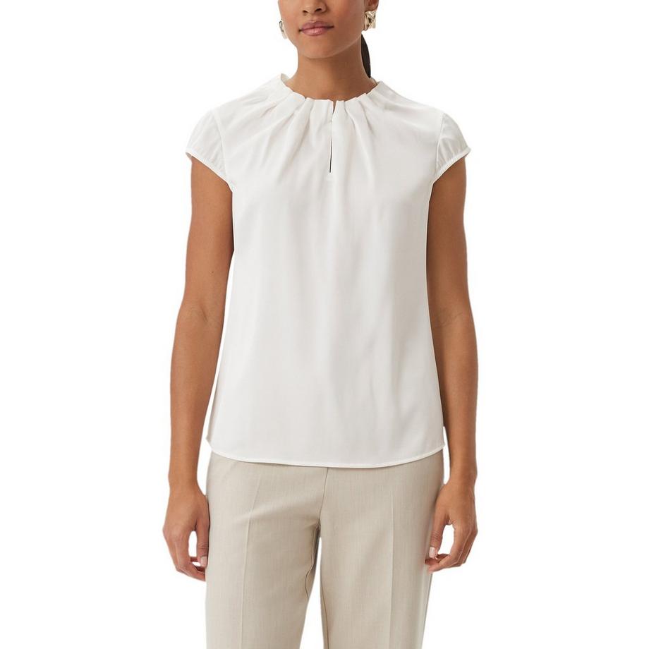 Comma Chemisier en satin avec fronces  